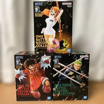 BATTLE RECORD COLLECTION 피규어 루피 나미 조로
