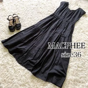 투모로우랜드 맥피 MACPHEE 슬리브리스 플레어 원피스
