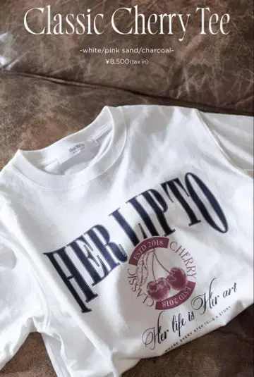 herlipto Classic Cherry Tee 체리 티셔츠