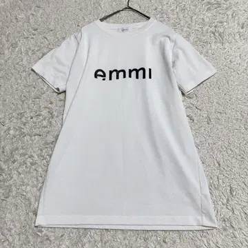 emmi Yoga 에미 요가 로고 티셔츠 화이트 프리 사이즈