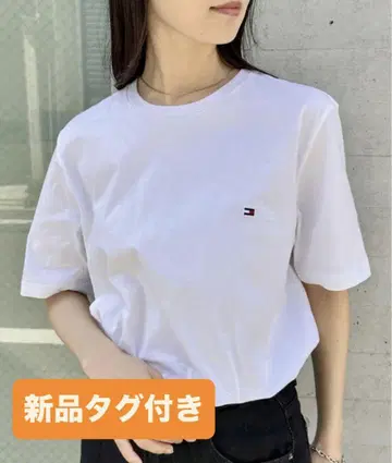 타미힐피거 Core Flag Tee 티셔츠 M 화이트