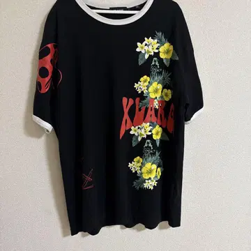 XLARGE 꽃무늬 프린트 티셔츠