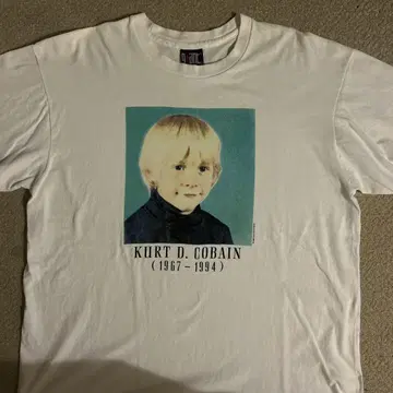 USA제 90년대 어린 시절 Kurt D. Cobain 티셔츠 XL