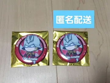 익명 배송 건담 가부키초 타워 샤 아즈나블 캔뱃지 2개 세트