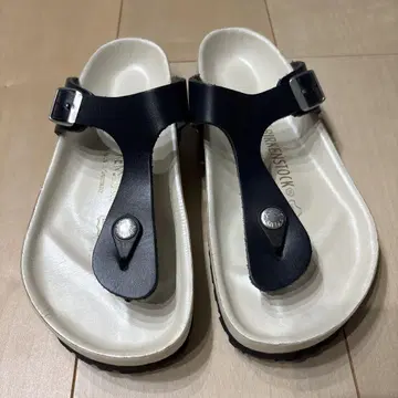 버켄스탁 사이즈 37 24cm 블랙 가죽