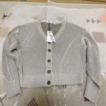 LOUNIE 그레이 가디건 미사용 새상품 택 포함