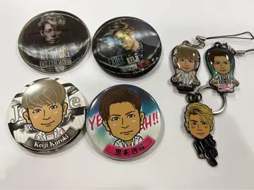 EXILE THE SECOND 쿠로키 케이지 캔뱃지 클리너