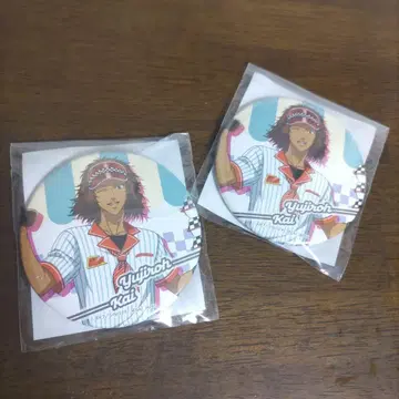 테니스의 왕자님 아메리칸 다이너 세가 럭키 쿠지 카이 캔뱃지 2개 세트