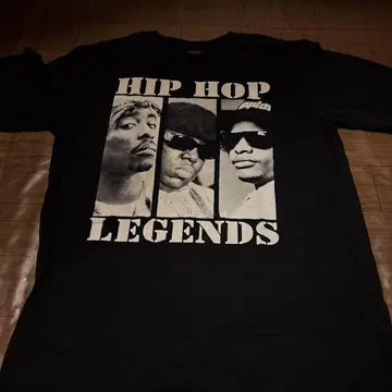 HIP HOP LEGENDS 티셔츠 L 사이즈 블랙