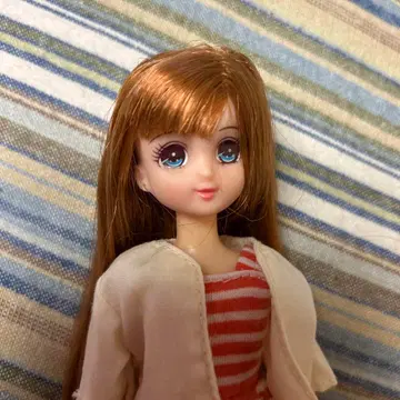 카렌 인형 스트라이프 드레스