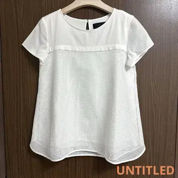 새상품급 UNTITLED 언타이틀 상의 풀오버 블라우스