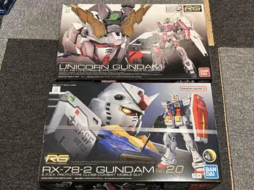 건담 프라모델 rg 유니콘 건담, rx-78-2 건담 ver2 세트