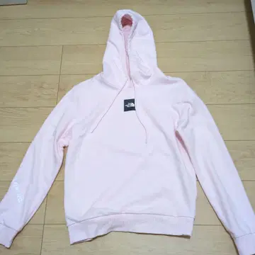 노스페이스 핑크 후드티