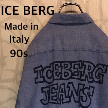 ICEBERG 아이스버그 셔츠 90년대 이탈리아제 백 디자인 Y