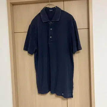 Drumohr 네이비 피케 셔츠
