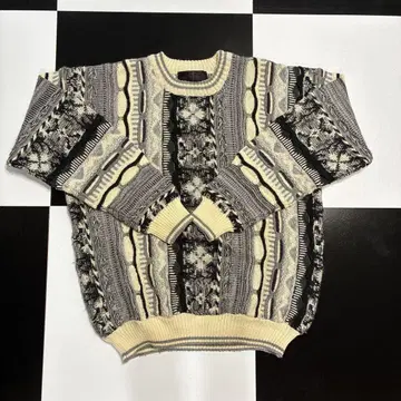 arnaldo bassini COOGI풍 3D 니트 구제 의류