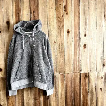 DUFFER 파일 원단 풀 집업 후드티 S 사이즈 DUFFER