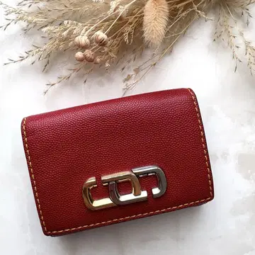 MARC JACOBS 마크제이콥스 3단 폴더형 지갑 레드