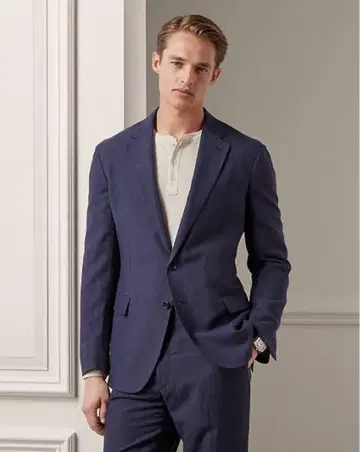 Ralph Lauren Purple Label 실크 린넨 자켓 44