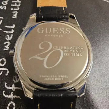 GUESS 쿼츠 손목시계 20주년 기념 모델