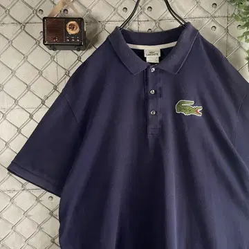 라코스테 5191L 피케 셔츠 사슴 무늬 빅 로고 페이드 2XL 정도