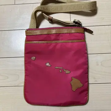 라나이트 트랜짓 하와이 나일론 숄더백 레드