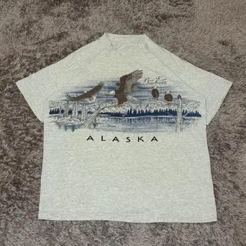 90년대 구제 의류 빈티지 알래스카 ALASKA 이글 독수리 프린트