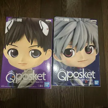 Qposket 에반게리온 이카리 신지 나기사 카오루 2체 세트