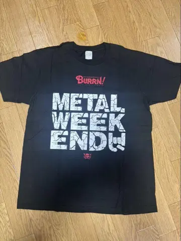 미사용 2019 METAL WEEKEND 밴딩 티셔츠
