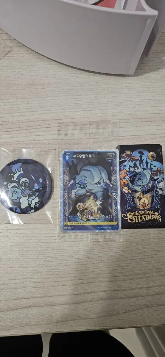 Cookie Run: Kingdom Carnival of Lies Card Badge Shadow Milk