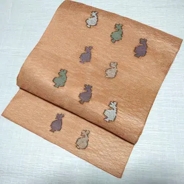 순수 실크, 도킨제, 손으로 짠 빗살 직조 '캥거루'