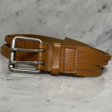 LL Bean 엘엘빈 벨트 천연 가죽 4개 컷 더블