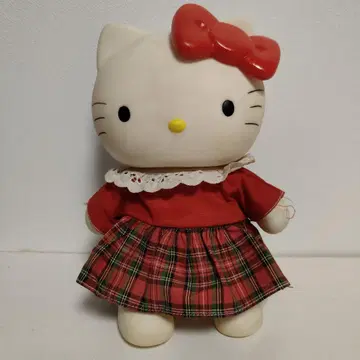 헬로키티 소프트 비닐 인형 옷 갈아입기 레트로