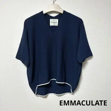 새상품급 EMMACULATE EMMACULATE 상의 반팔 봄/여름 니트