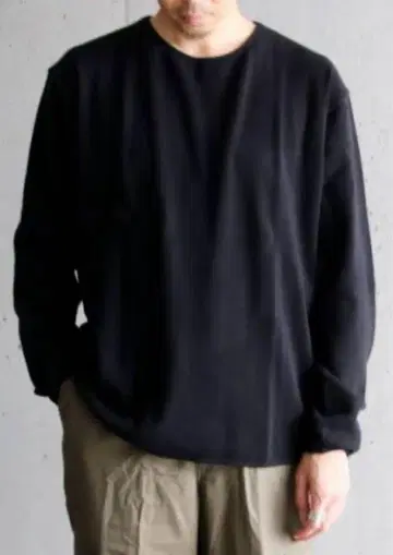 새상품 Gicipi 지치피 긴팔 티셔츠 4 L 상당 블랙