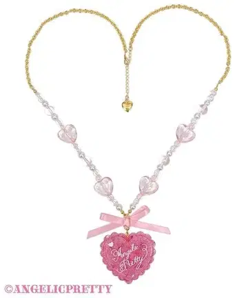 Angelic Pretty Dream Heart 목걸이 핑크