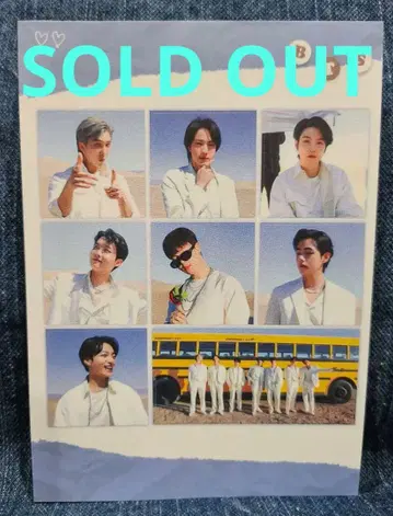 재고 2개. BTS 올 메모장 20매 한국제 제작자