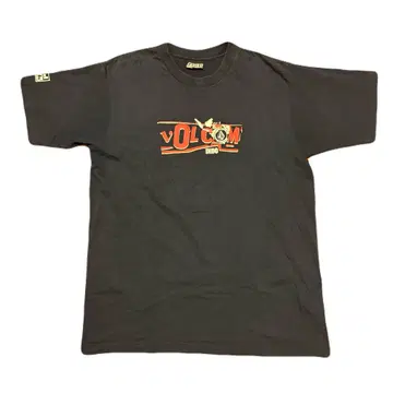 90s VOLCOM INDO 프린트 티셔츠 L