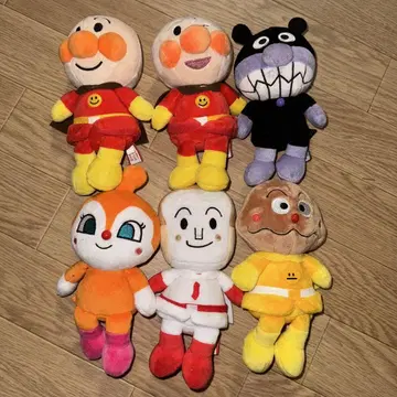 호빵맨 봉제 인형 7종 세트