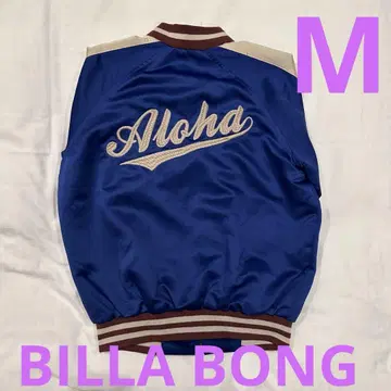 BILLA BONG / 빌라봉 Aloha 자수 새틴 자켓 스카잔