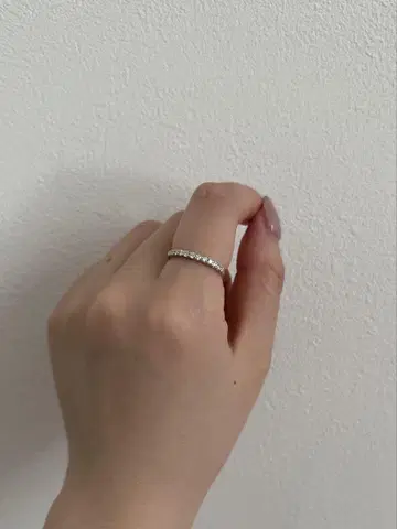 플라티나 다이아몬드 반지 9호