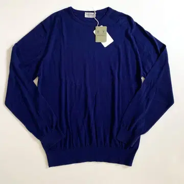 미사용 john smedley 크루넥 씨 아일랜드 코튼 L