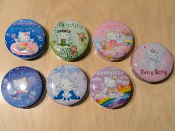 산리오 헬로키티 원형 캔 페어리 키티