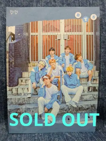 재고 2개. BTS 올 메모장 20매 한국제 제작자