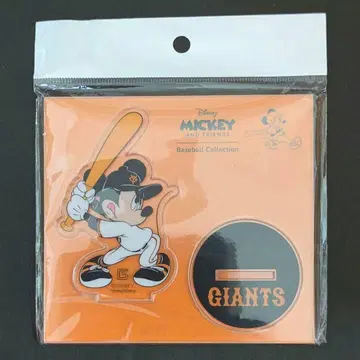 아크릴 스탠드 미키 거인 Baseball Collection 콜라보