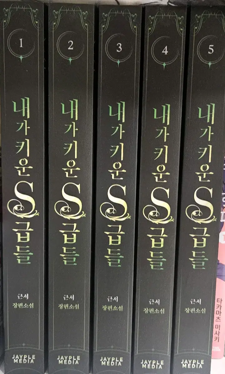 Quick sale)) My S-Classes That I Raised Naesgeup Web Novel Volumes 1 ~ 5