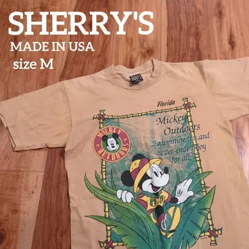SHERRY'S Mickey Mouse 티셔츠 M 사이즈 빈티지