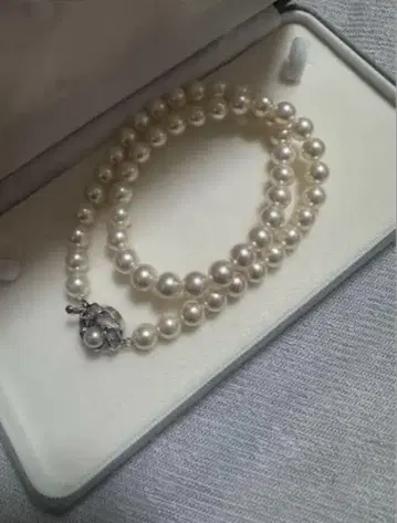 진주 목걸이 GIA 인증서 포함