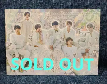 재고 2개. BTS 올 메모장 20매 한국제 제작자