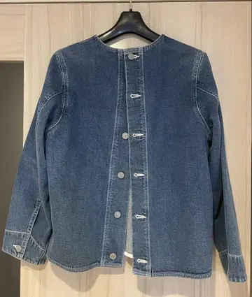 R.H. VINTAGE 노카라 데님 자켓